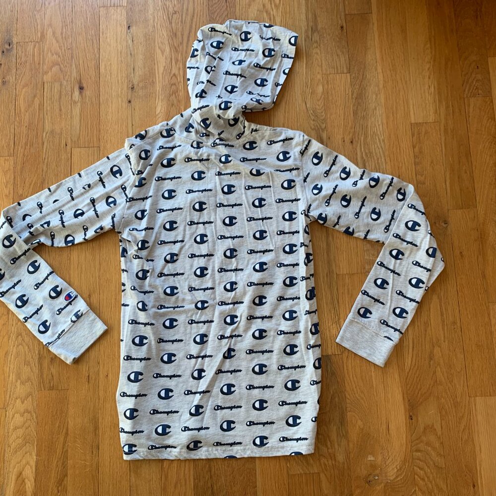 NWOT Champion Lightweight Hoodie Long Sleeve T-shirt Boys XL - Picture 7 of 7